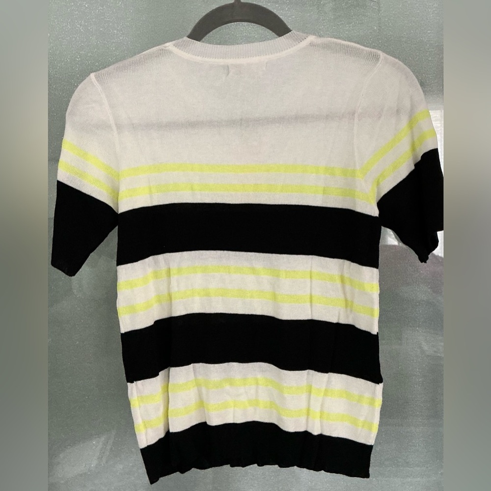 GB Girls short-sleeved top with a striped pattern - Picture 2 of 5